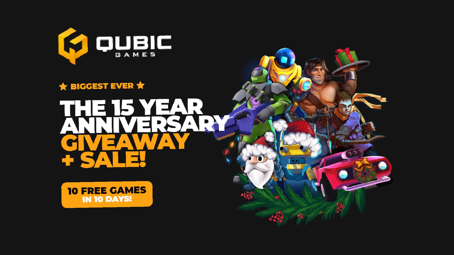 qubicgames anniversary giveaway