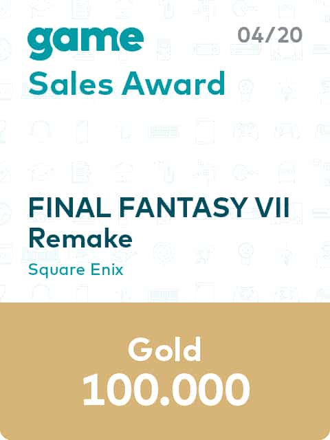 game Sales Award 20 04 Square Enix Final Fantasy VII Remake