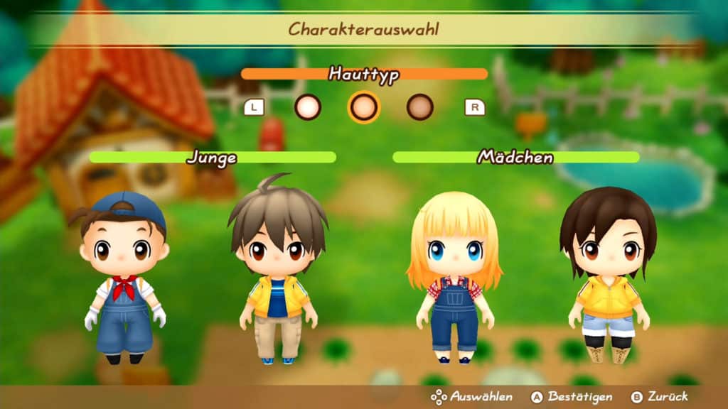 story of seasons fomt charakter auswahl