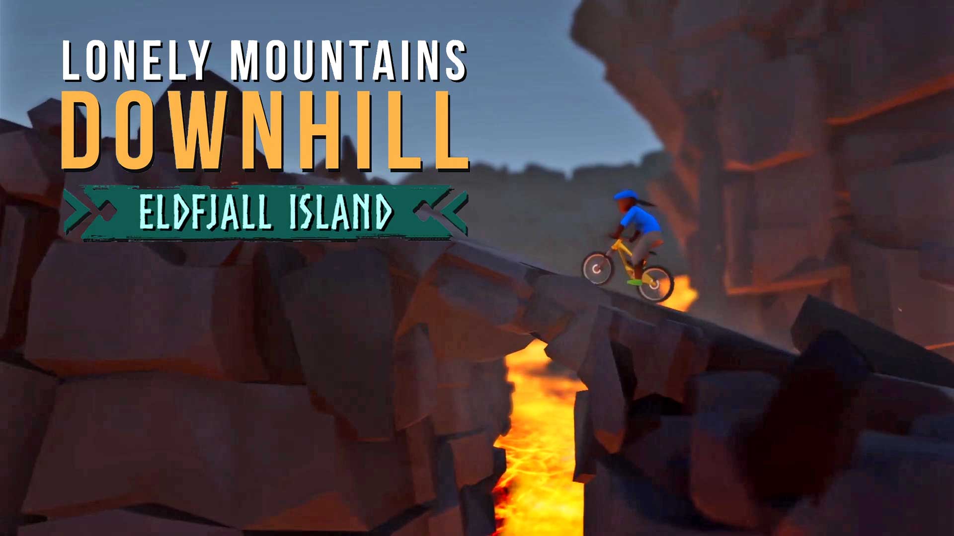 lonely mountains downhill dlc eldfjall island cover