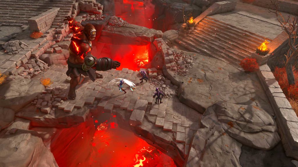 Ein weiterer Neuer Held, Ash sowie Top-Down-Gameplay erhalten mit "Die verlorenen Götter" Einzug in Immortals Fenyx Rising. Quelle: Ubisoft