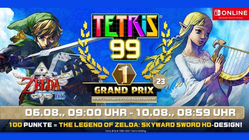 tetris 99 grand prix the legend of zelda