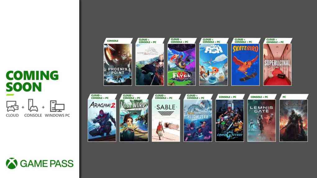 xbox game pass spiele september 2