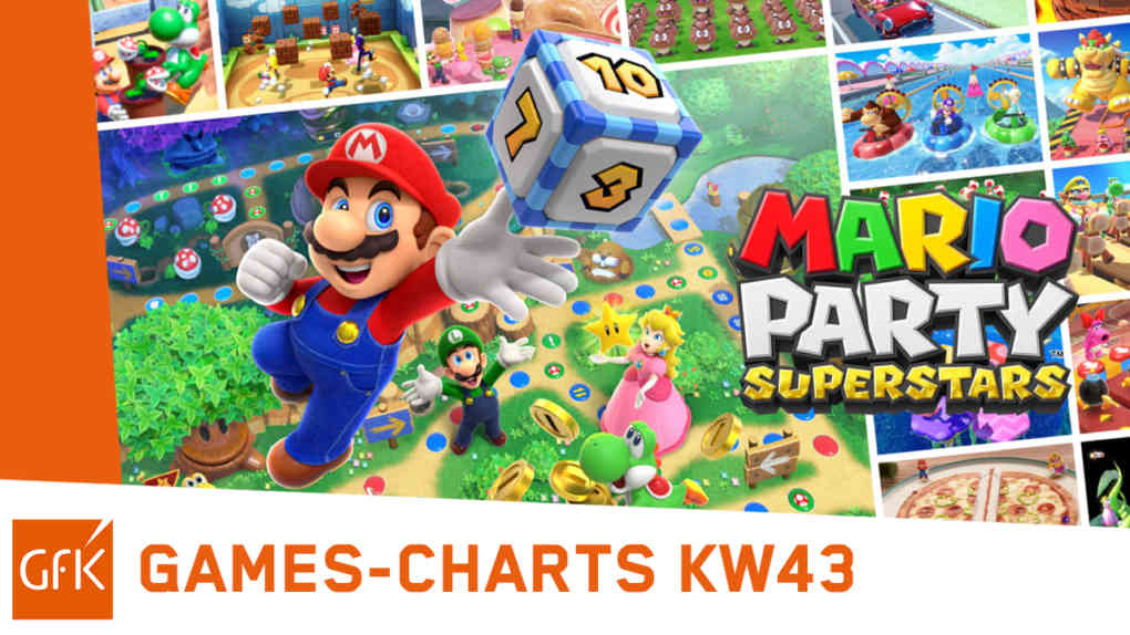 top 2 game charts deutschland kw43 2021 Mario Party Superstars