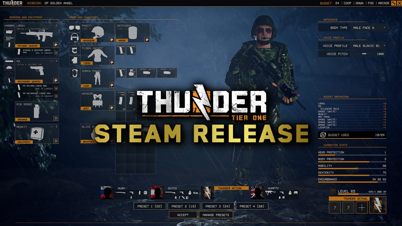 thunder tier one krafton inventory steam release